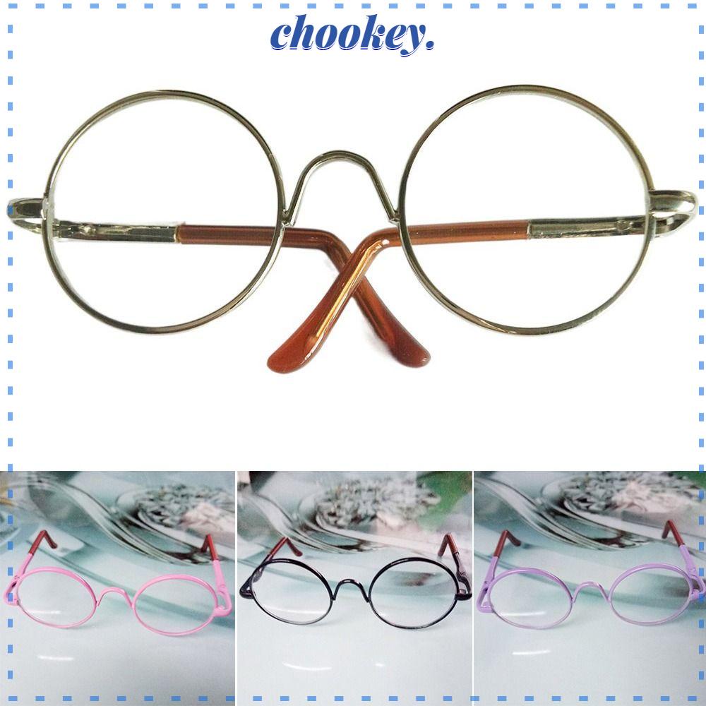 CHOOKEY Dễ Thương Mắt Kính Vải Cotton 15~20cm Cho Búp Bê