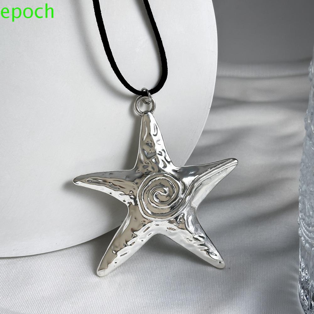 EPOCH Vòng cổ Y2K Mặt Sao Biển May Mắn Ngọt Ngào Cá Tính