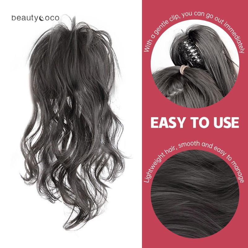 Beautycoco🍊Tóc Giả Dài 30CM Xoăn Nhẹ Nhàng Tự Nhiên Và Gợn Sóng Phong Cách Công Chúa Cho Nữ