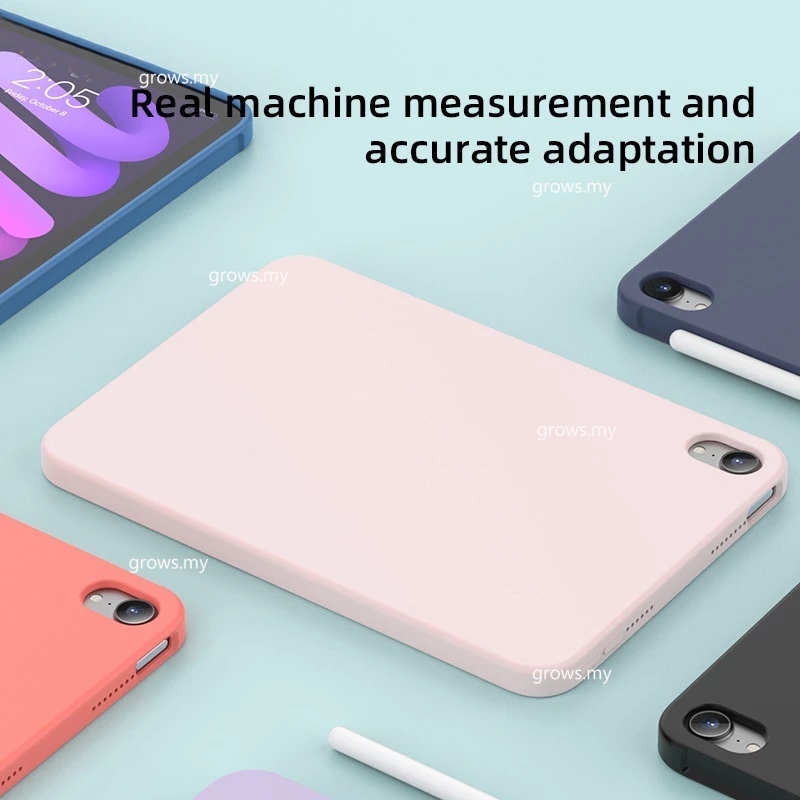 Ốp Máy Tính Bảng Silicon Dẻo Màu Trơn Cho Ipad Pro 11 12 9 '' 2020 2022 Air 5 / 4 Mini 6 10 2 7 / 8 / 9th