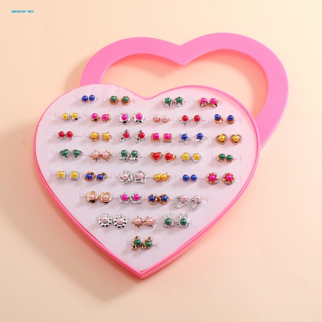 Bộ 36 Đôi Bông Tai Thời Trang Nhẹ Nhàng Nữ Tính