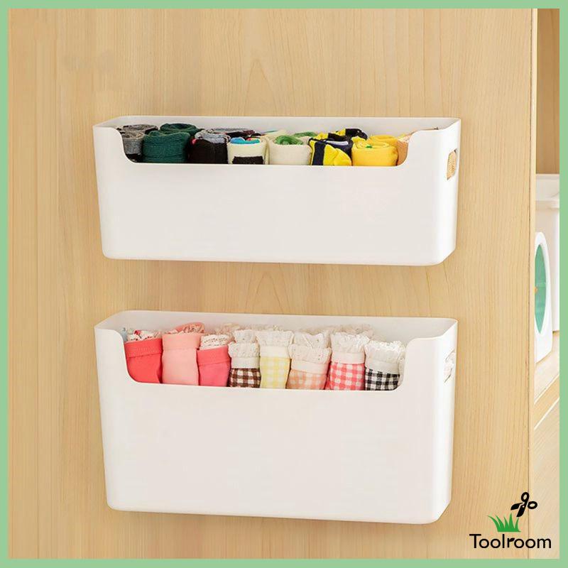 Hộp Đựng Vật Dụng Gắn Tường Dễ Lắp Ráp Sắp Xếp Gọn Gàng Cho Tủ Quần Áo / Ngăn Kéo Phòng Ngủ