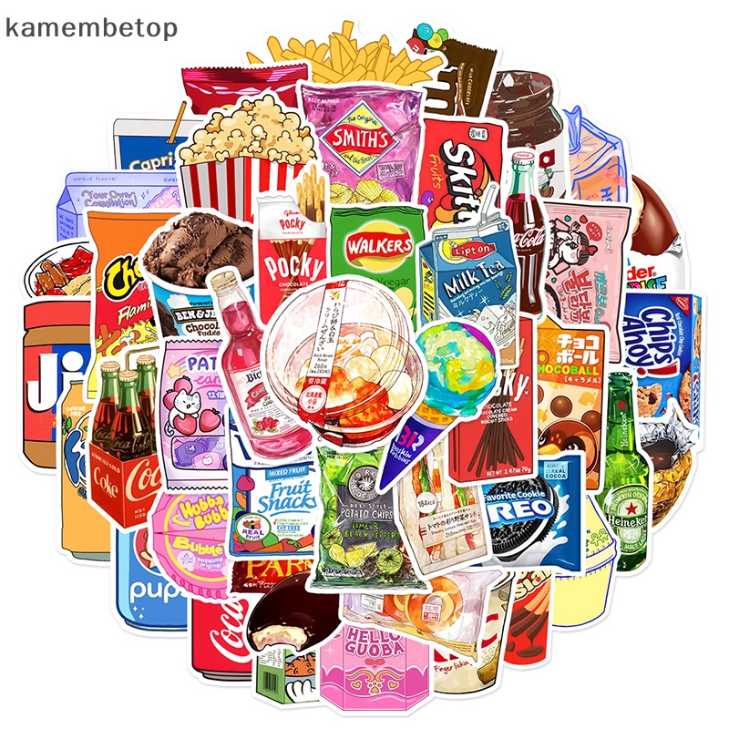 Bộ 50 Miếng Dán Trang Trí Điện Thoại Chống Thấm Nước