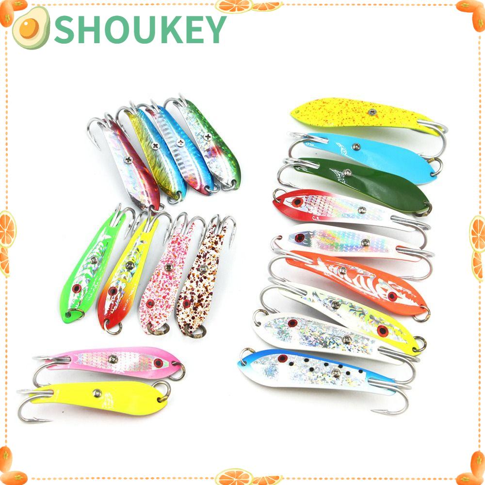 SHOUKEY Mồi Câu Cá Giả Bằng Kim Loại 5cm 7.5cm 9cm 10cm