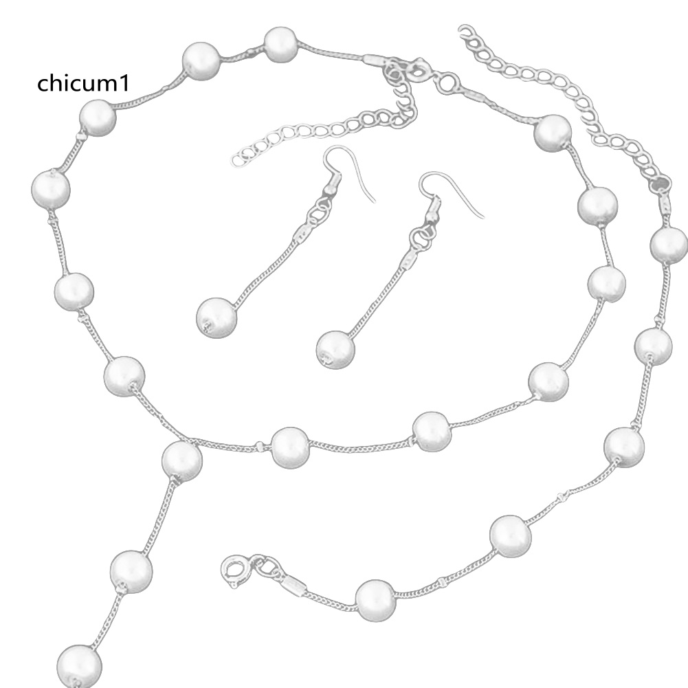 Set 3 Món Trang Sức Ngọc Trai Nhân Tạo Ngọt Ngào Thời Trang Cho Nữ