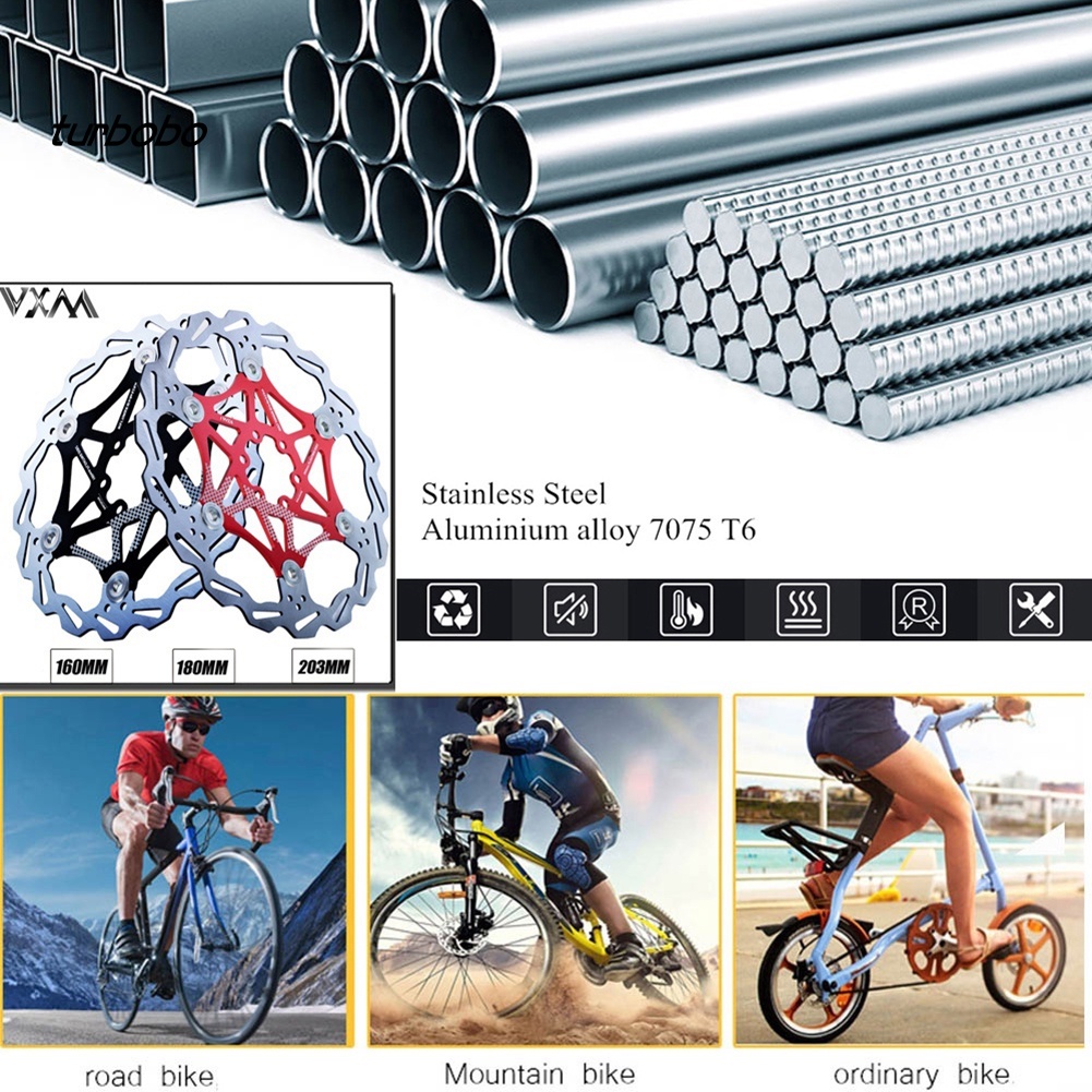 Rotors Đĩa Phanh 160 / 180 / 203mm Cho Xe Đạp Địa Hình MTB