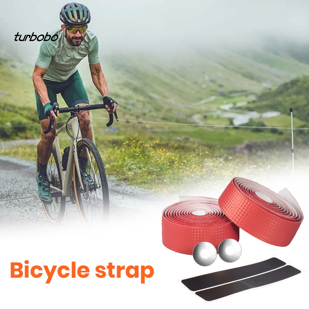 1 Set Băng Quấn Tay Lái Xe Đạp Chất Liệu Giả Da Chống Trượt Chống Thấm Nước