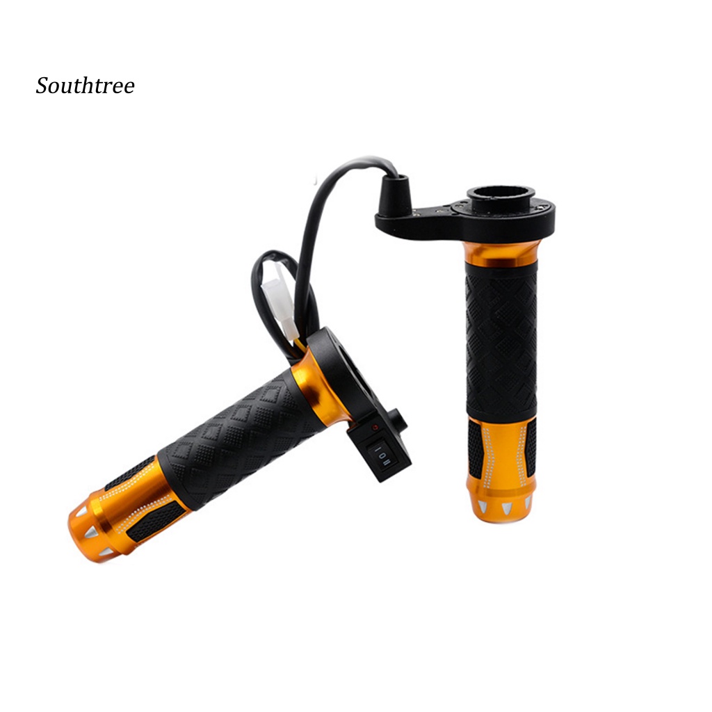 1 Cặp Tay Cầm Lái Xe Máy Điện 12V Giữ Ấm Tùy Chỉnh Chống Mài Mòn