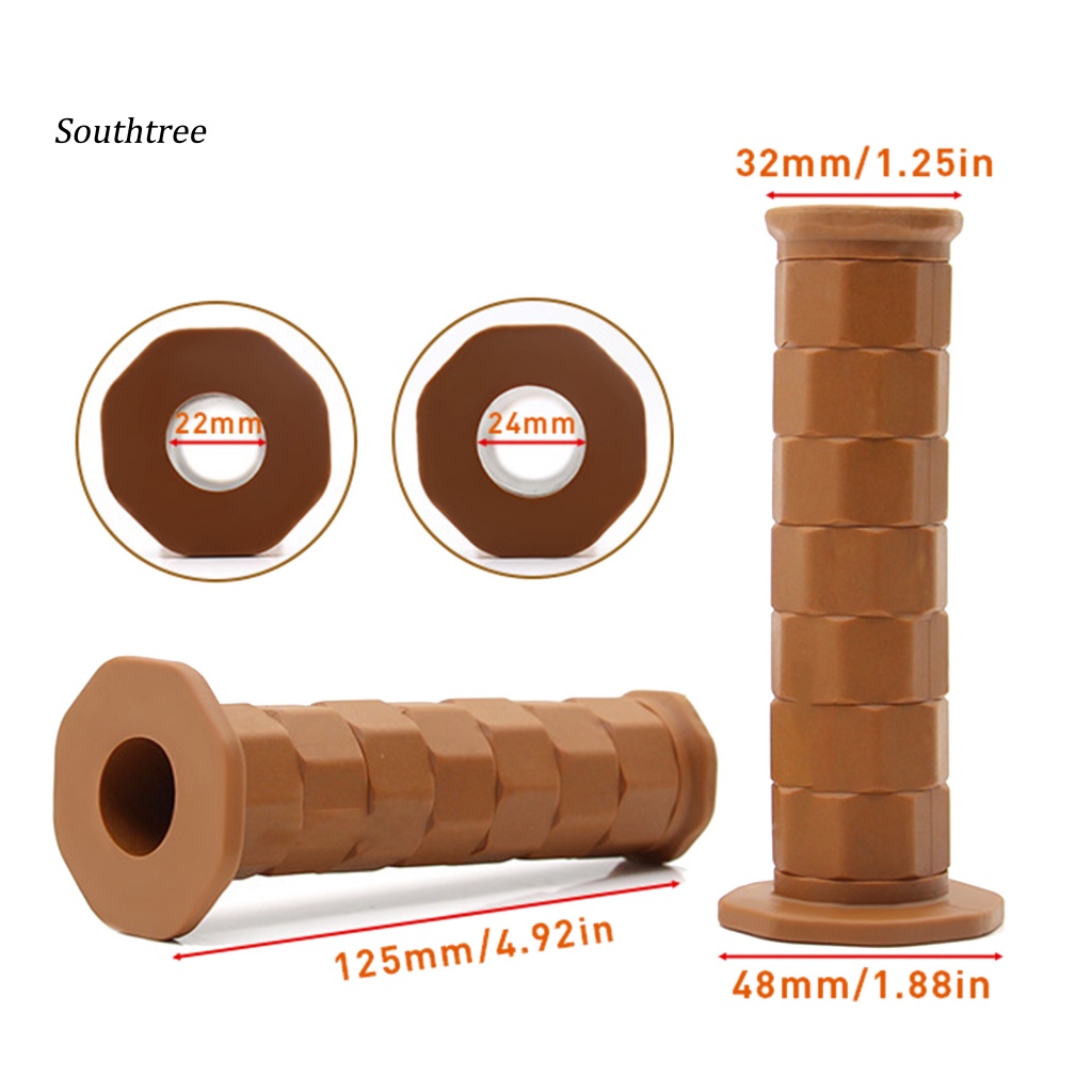 Set 2 Vỏ Bọc Tay Lái Xe Máy Bằng Cao Su Mềm Thoải Mái