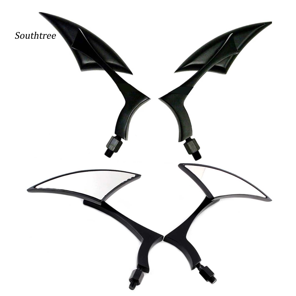 Bộ 2 Gương Chiếu Hậu Bằng Hợp Kim Nhôm Thay Thế Chuyên Dụng Cho Xe Mô Tô