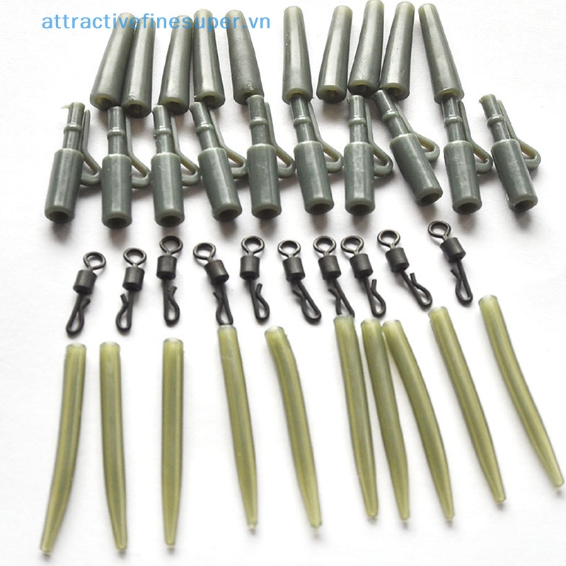 Set 40 Phụ Kiện Câu Cá Bằng Cao Su Chống Rối Thay Đổi Nhanh Tiện Lợi