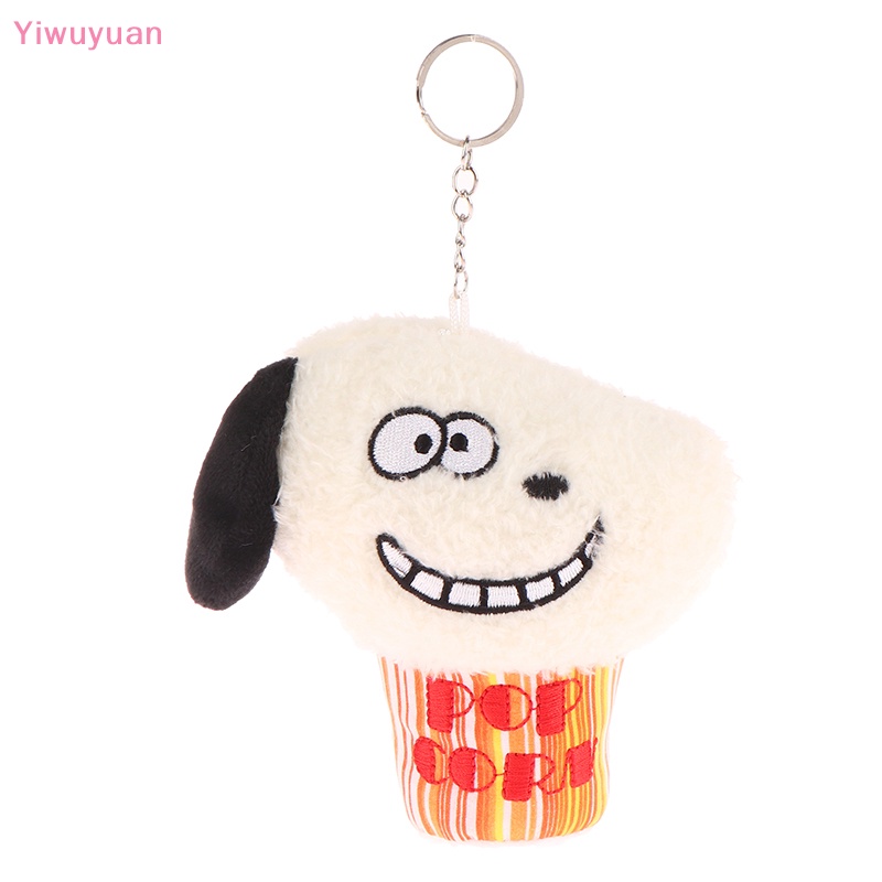 < Yiwuyuan > Móc Khóa Hình Chú Chó Nhồi Bông Mềm Mại Đáng Yêu Trang Trí Ba Lô / Túi Xách / Móc Khóa Xe Hơi Mới