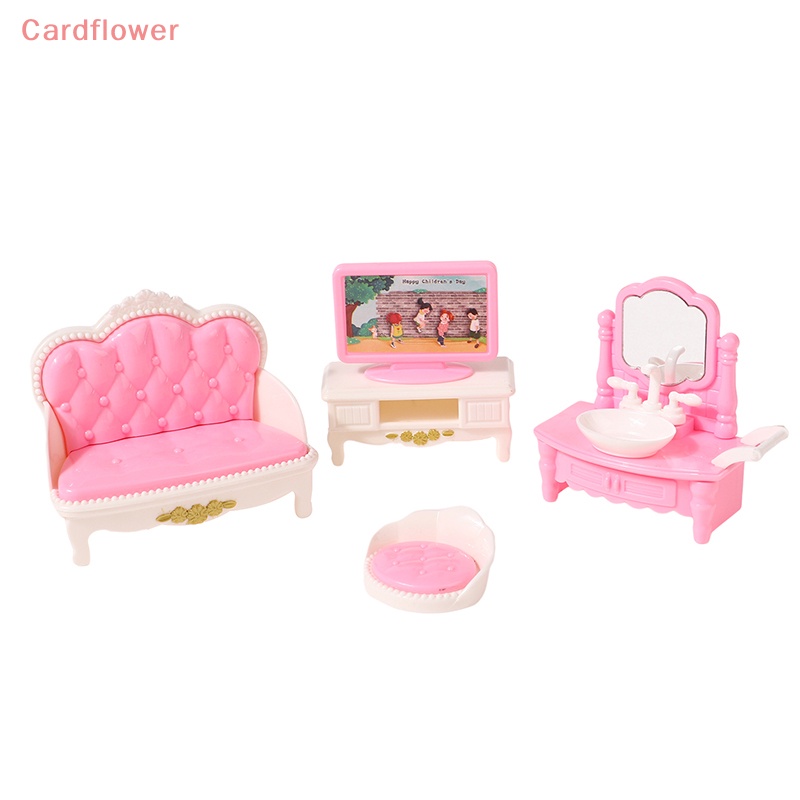 Set 4 / 7 / 10 / 11 Đồ Chơi Nội Thất Mini Trang Trí Nhà Búp Bê Mới