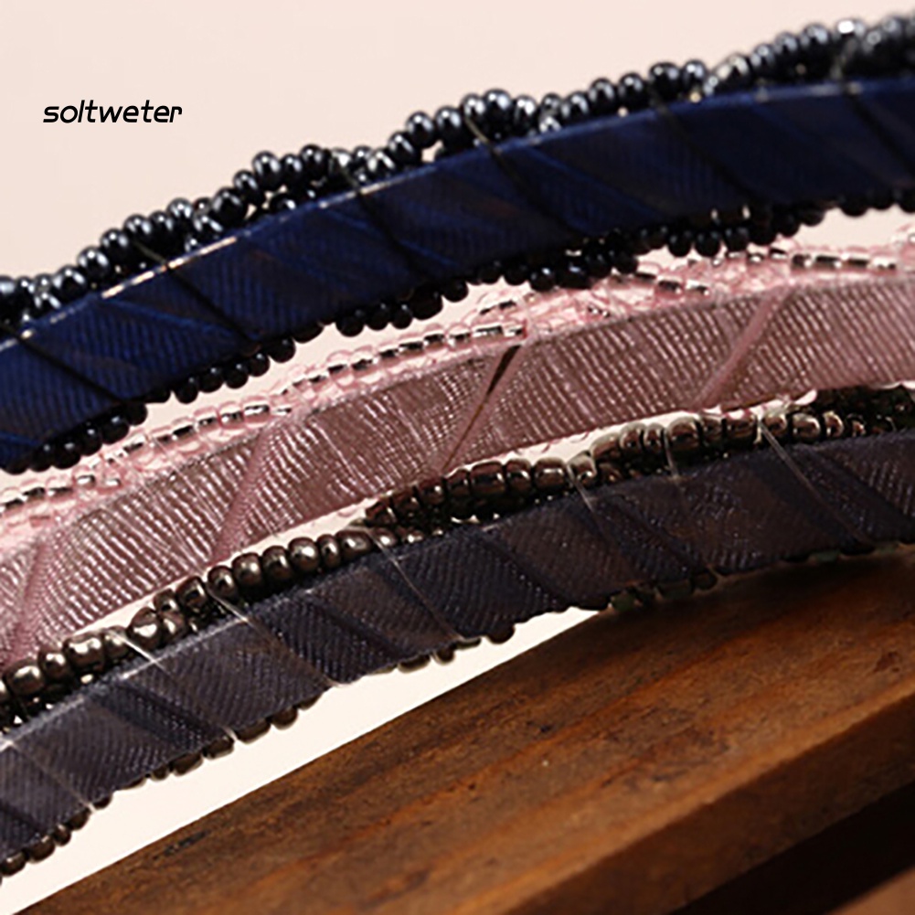 Băng Đô Chuỗi Hạt Thời Trang Cho Nữ