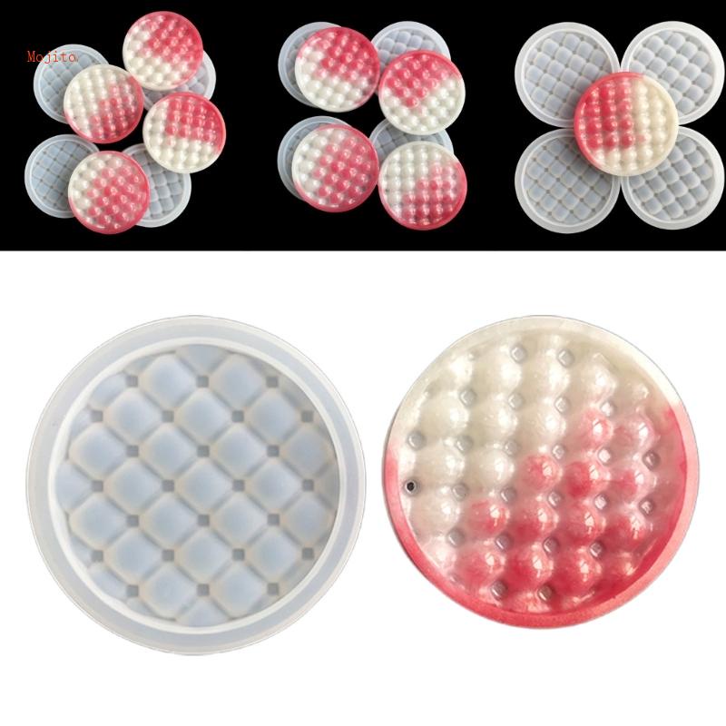 Khuôn Silicone Làm Nắp Cốc Hình Tròn