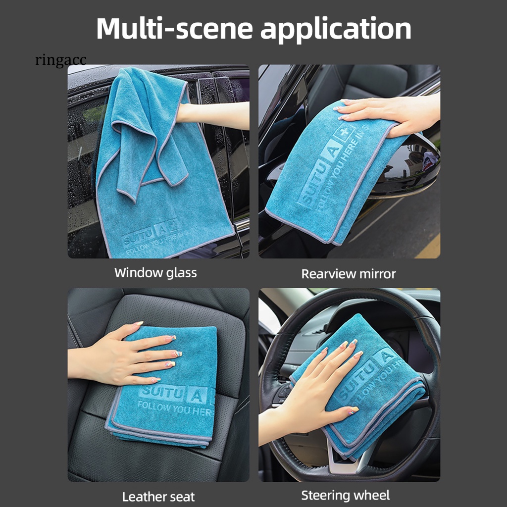 Rga Khăn Vải Sợi Nhỏ Siêu Mềm Nhẹ Đa Năng Không Để Lại Dấu Vết Thấm Nước Tốt Không Để Lại Dấu Vết Cho Rửa Xe Hơi