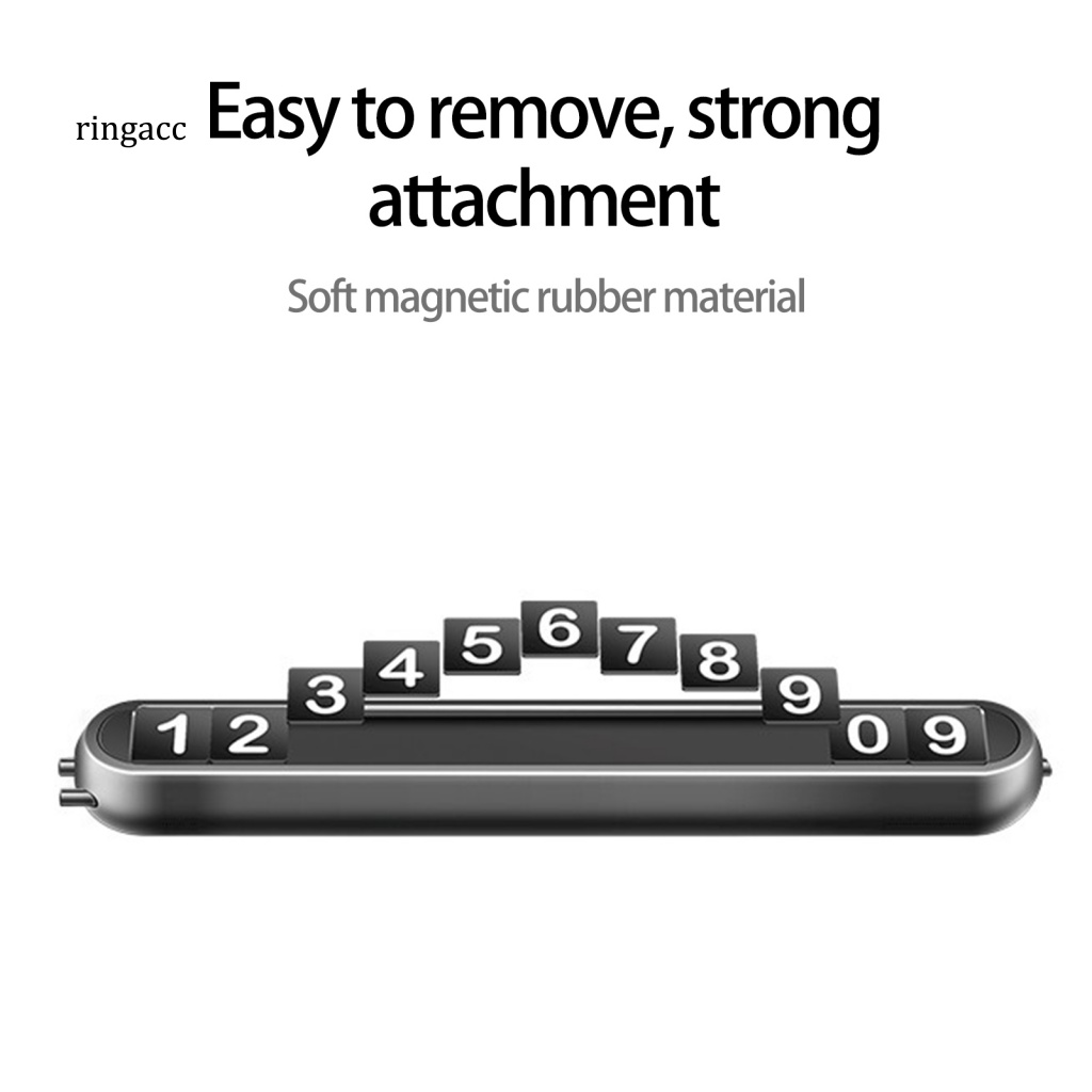 Rga Bảng Số Điện Thoại 3D Nổi Một Bấm Hiển Thị Màu Dạ Quang Hấp Thụ Mạnh Mẽ Hỗ Trợ Đậu Xe Ban Đêm