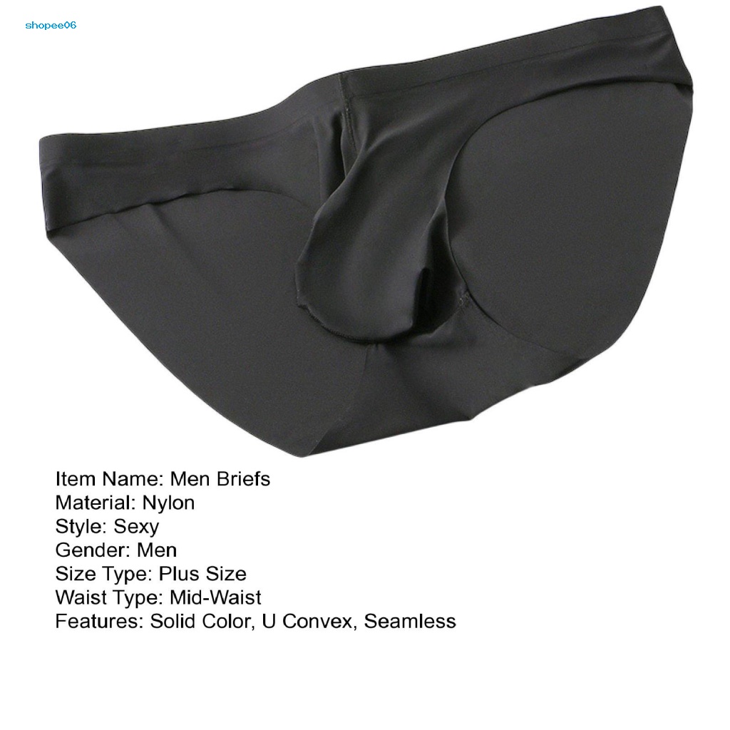 Quần Lót Lụa Lạnh Không Đường May Màu Sắc Thời Trang Cho Nam Giới
