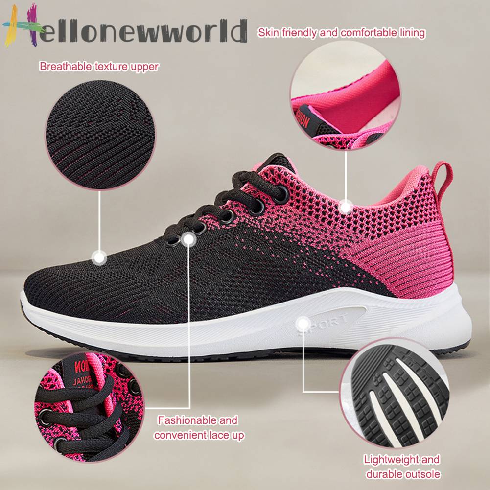 Giày Thể Thao Lưới Thoáng Khí Siêu Nhẹ Và Thoải Mái