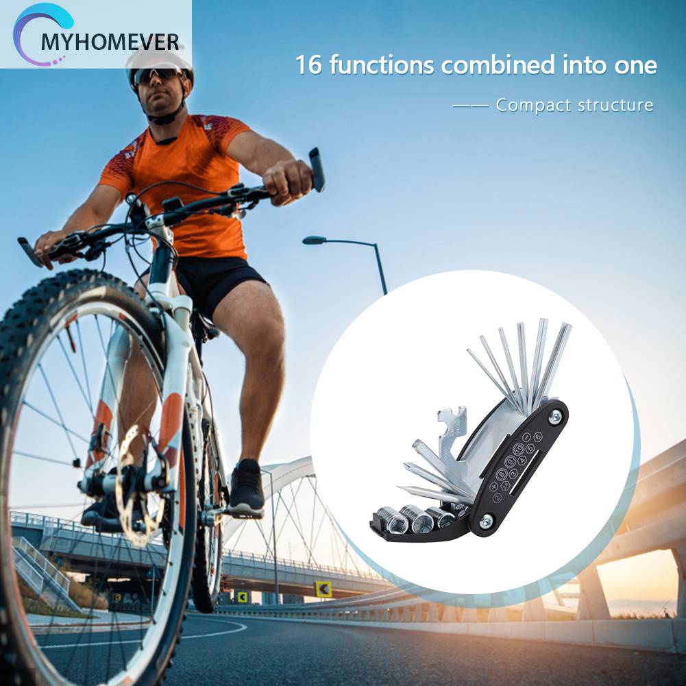 Bộ Dụng Cụ Sửa Xe Đạp Đa Năng 16 Trong 1