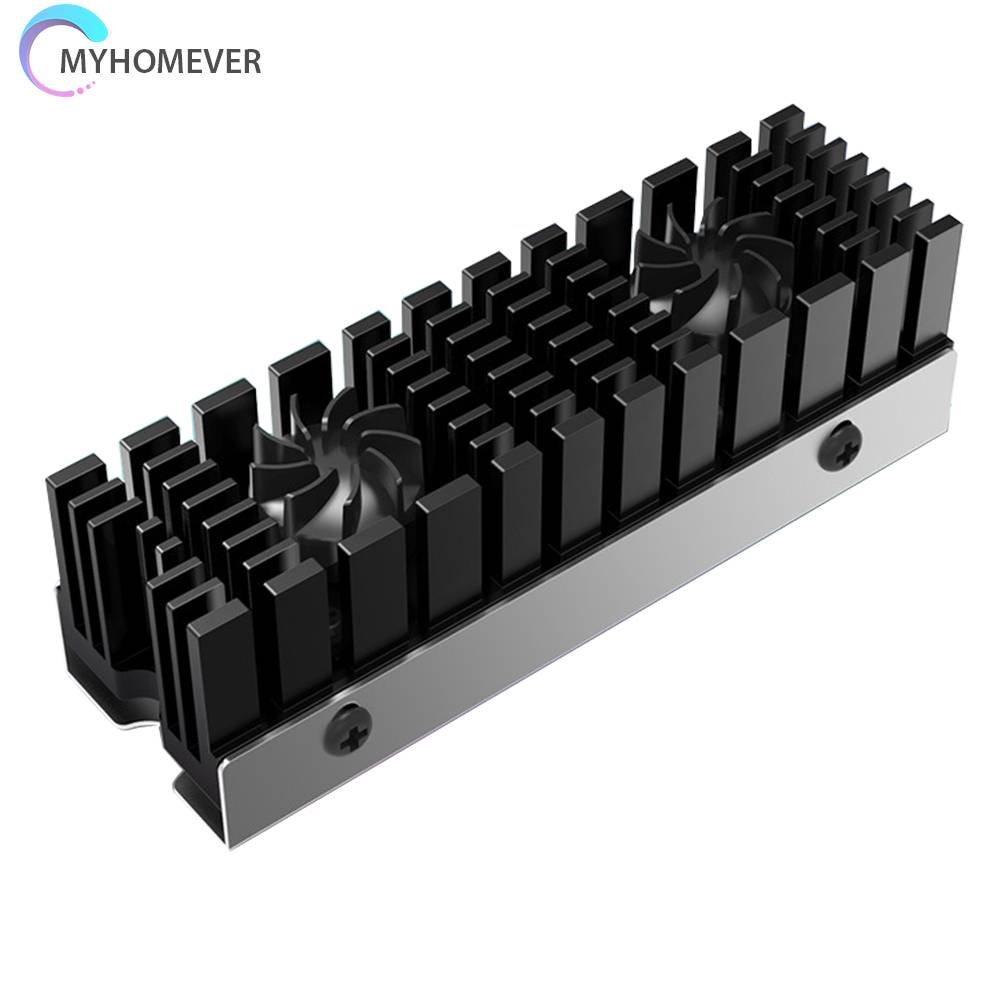 Quạt Tản Nhiệt Kép M.2 NVME SSD 13MM Bằng Hợp Kim Nhôm 2280