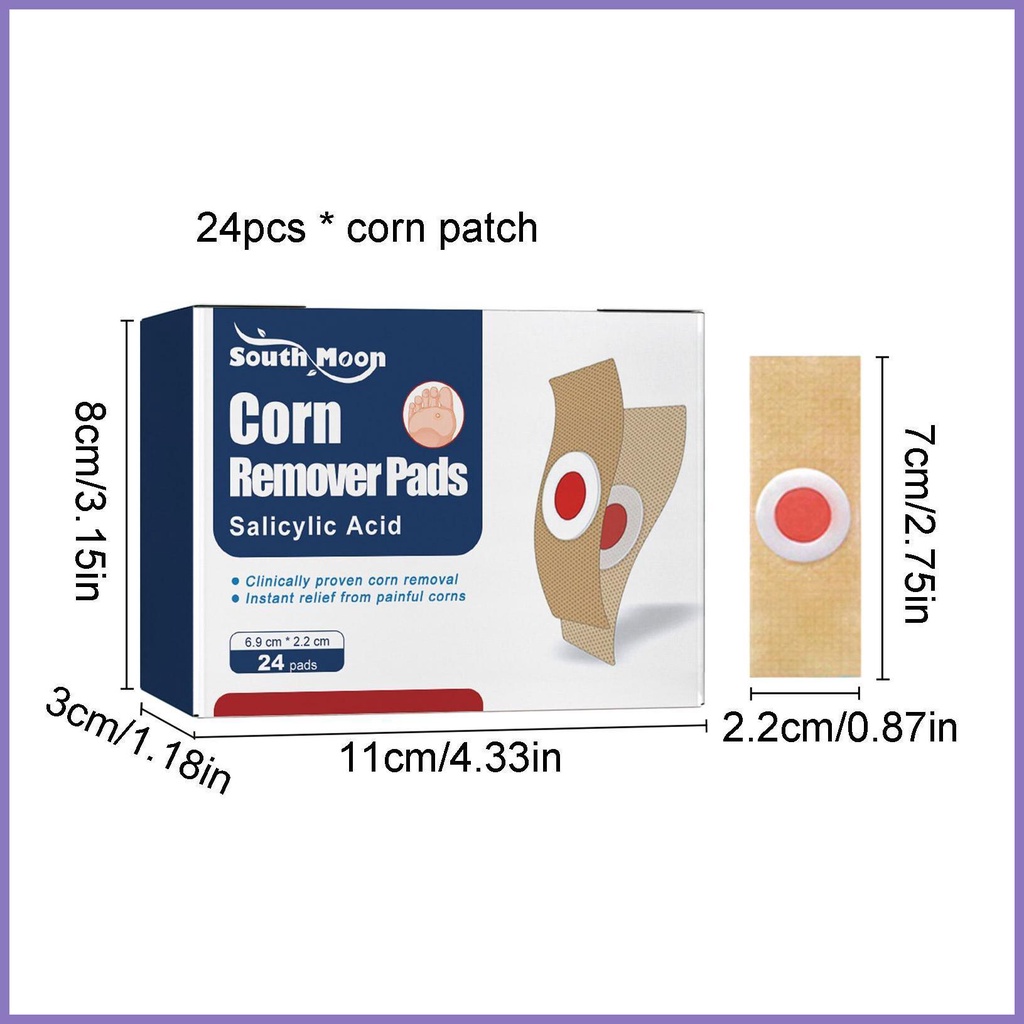 Hộp 24 Miếng Dán Lột Da Chết Chăm Sóc Bàn Chân nota2vn