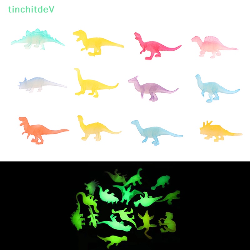 [TinchitdeV] Set 12 Túi Đựng Đồ Chơi Công Viên Kỷ Jura Phát Sáng Trong Bóng Tối Cho Bé [Mới]