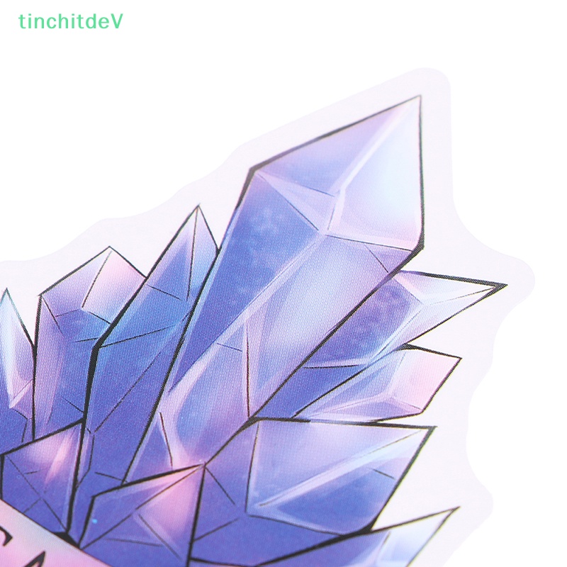 Set 50 Miếng Dán Pha Lê May Mắn Nhiều Màu Trang Trí Đàn Guitar / Laptop / Điện Thoại