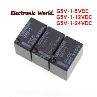 Rơ le g5v-1-1 - 5vdc g5v-1-12vdc g5v-1-24vdc dc 3v 12v 24v omron chất lượng cao