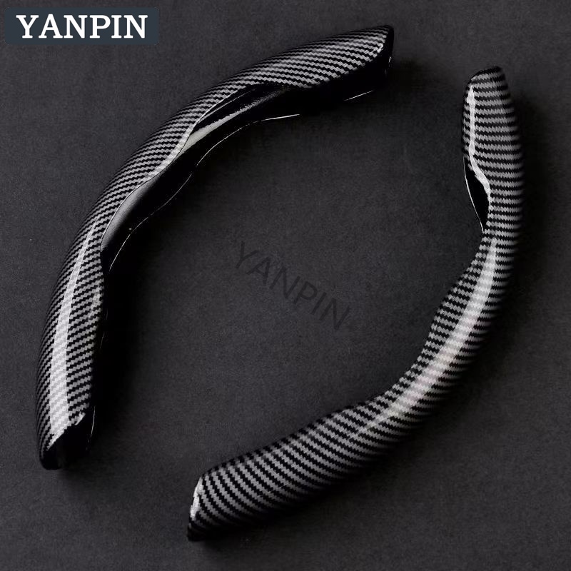 Vỏ Bọc Vô Lăng Xe Hơi In Họa Tiết Sợi Carbon