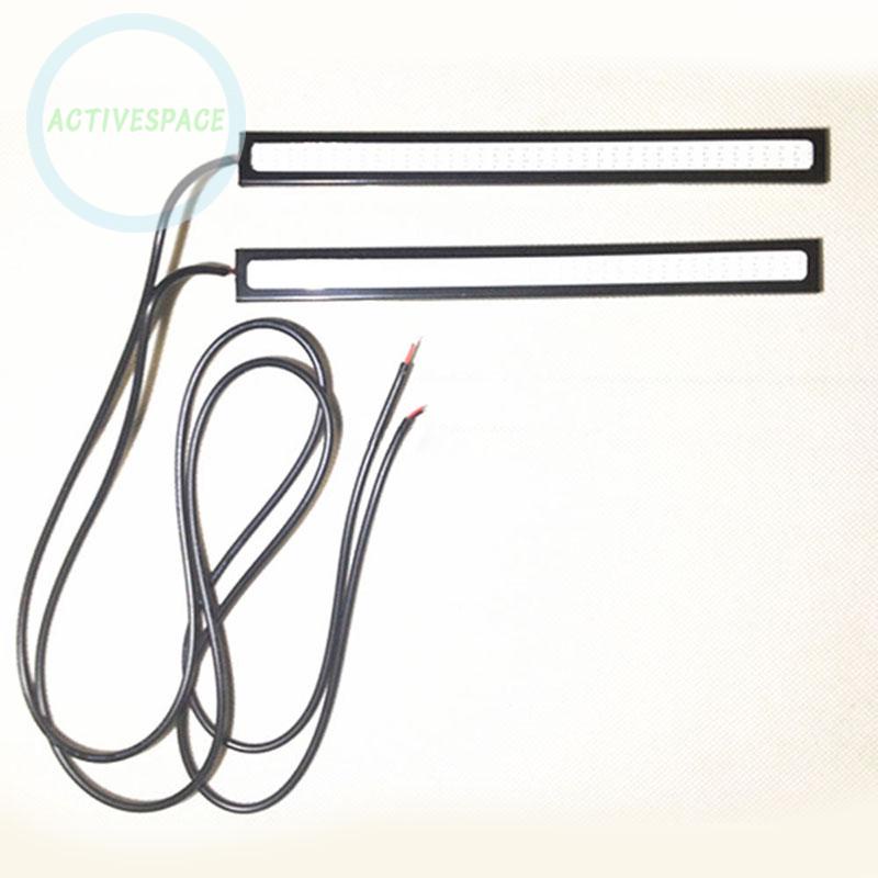 ⚡READYSTOCK⚡DRL Fog Light DC 6W Running 500lm 78cm Ultrathin Super Bright 12V Blue