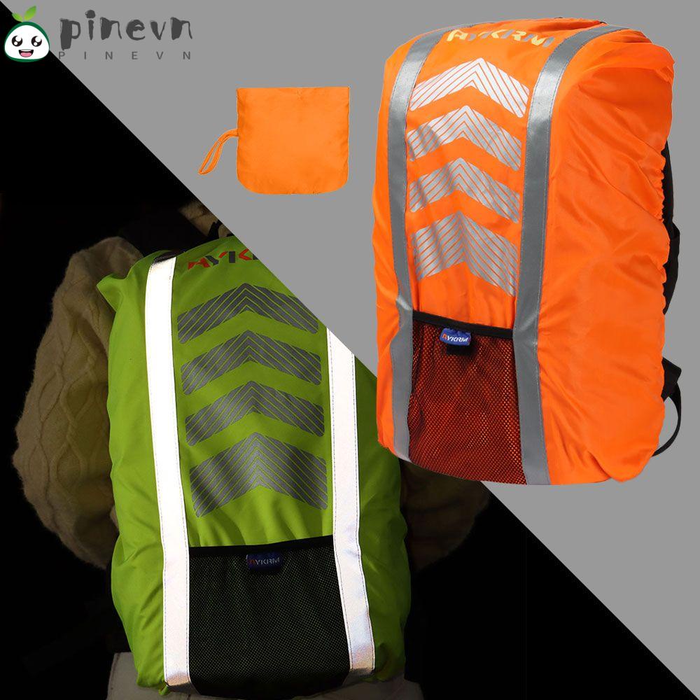 PINEVN Vỏ Bọc Balo Chống Bụi Chống Mưa Màu Phản Quang Có Dây Đeo Tiện Dụng