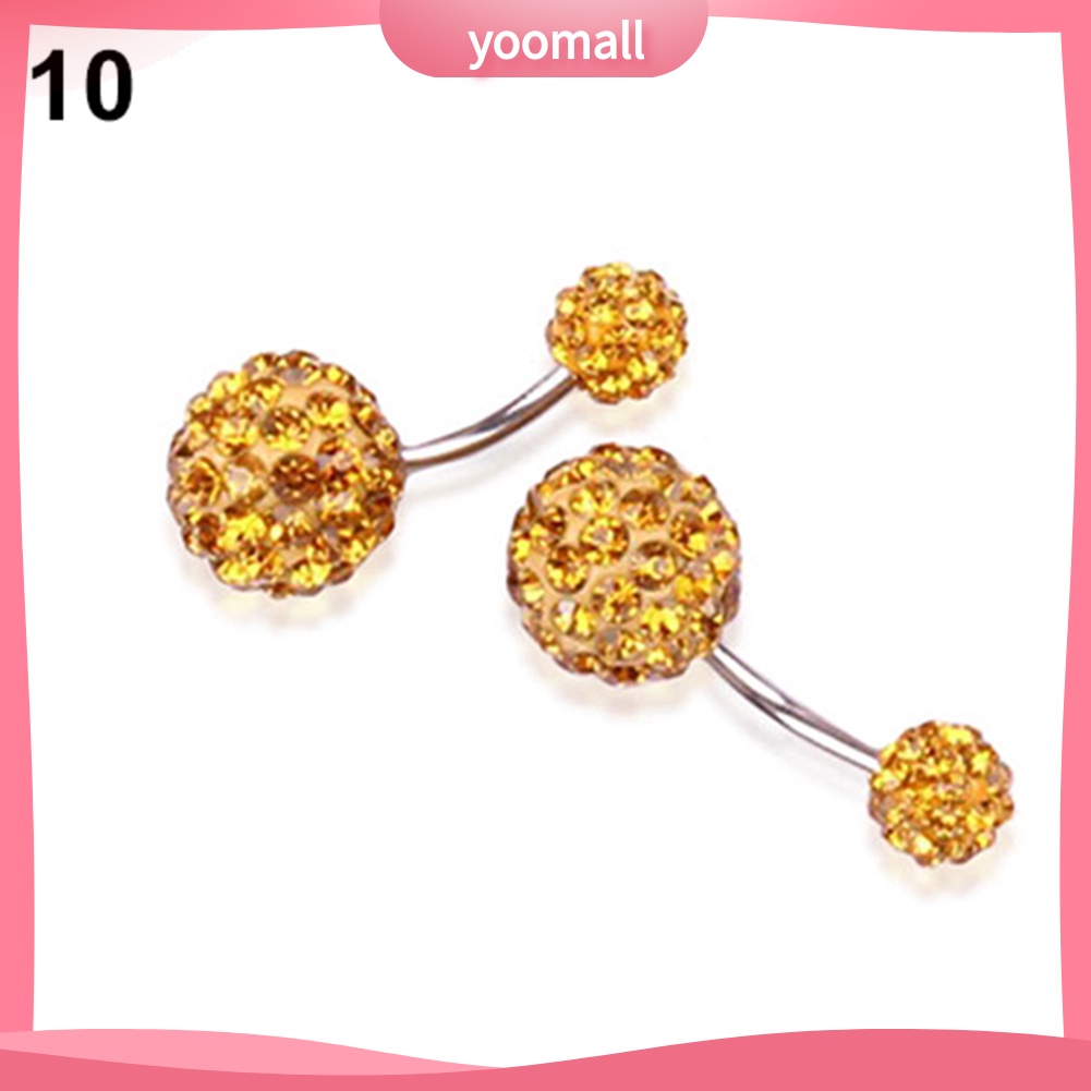 Khuyên Rốn Dạng Thanh Tạ Đính Đá Thời Trang Cho Nữ