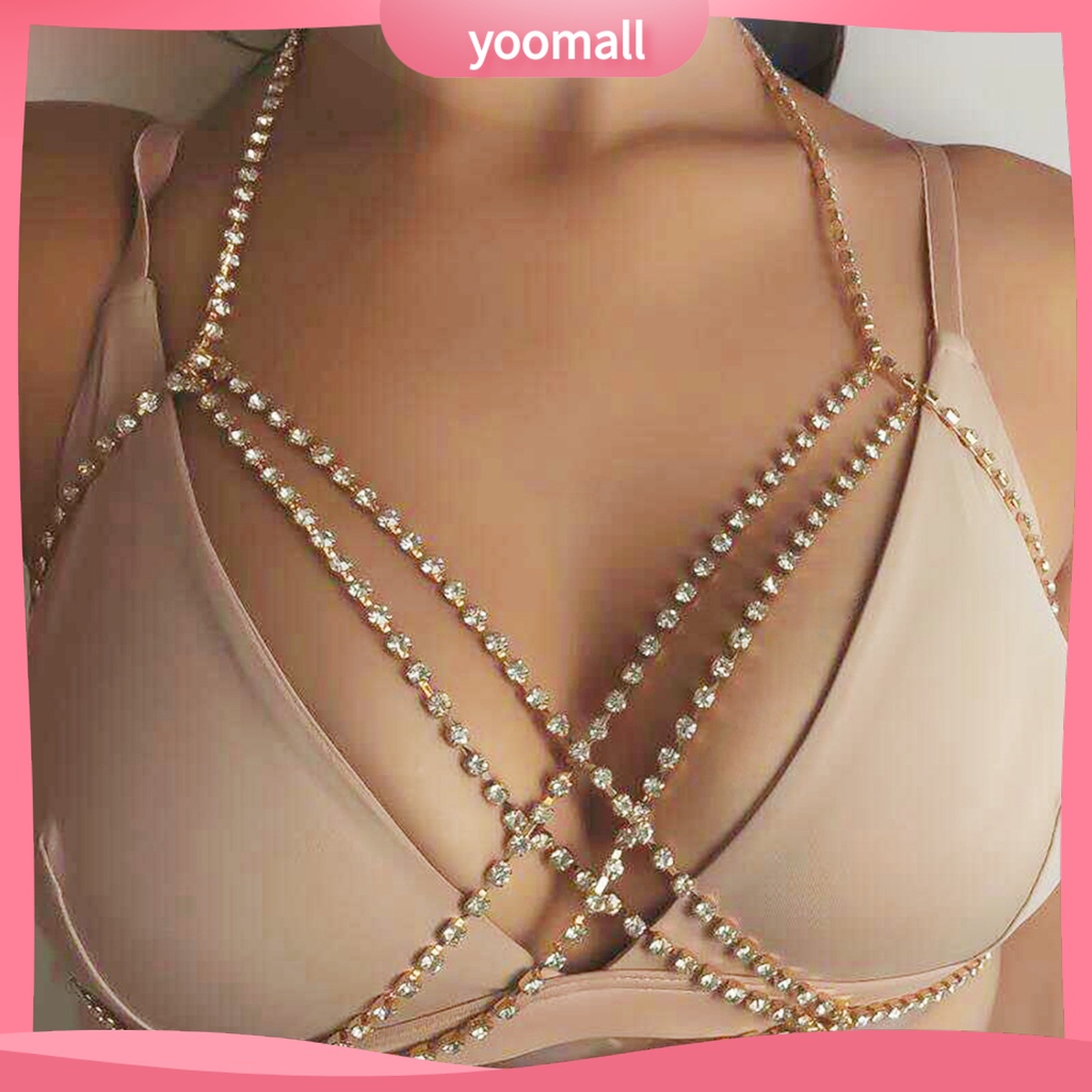 [YM] Vòng cổ Đeo Bikini Đính Đá Phong Cách Bohemian Gợi Cảm Cho Nữ