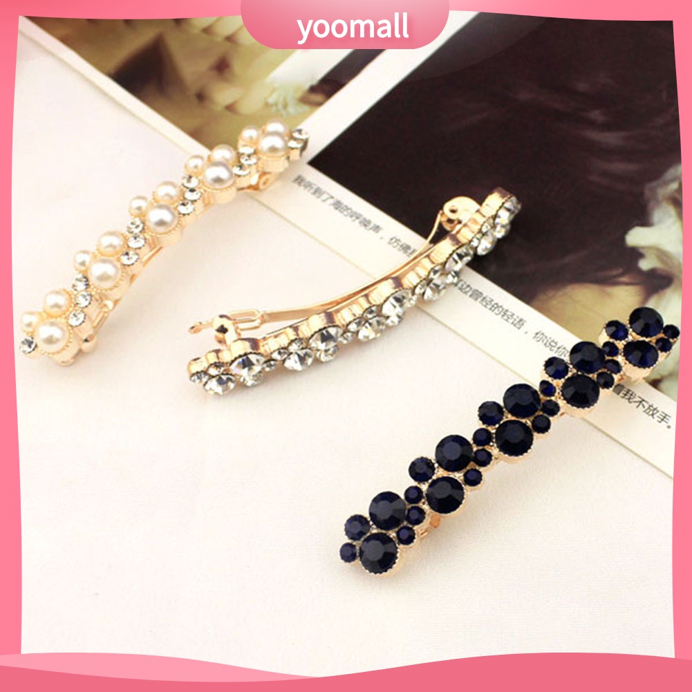 Kẹp Tóc Đính Ngọc Trai Giả Thời Trang Cho Nữ