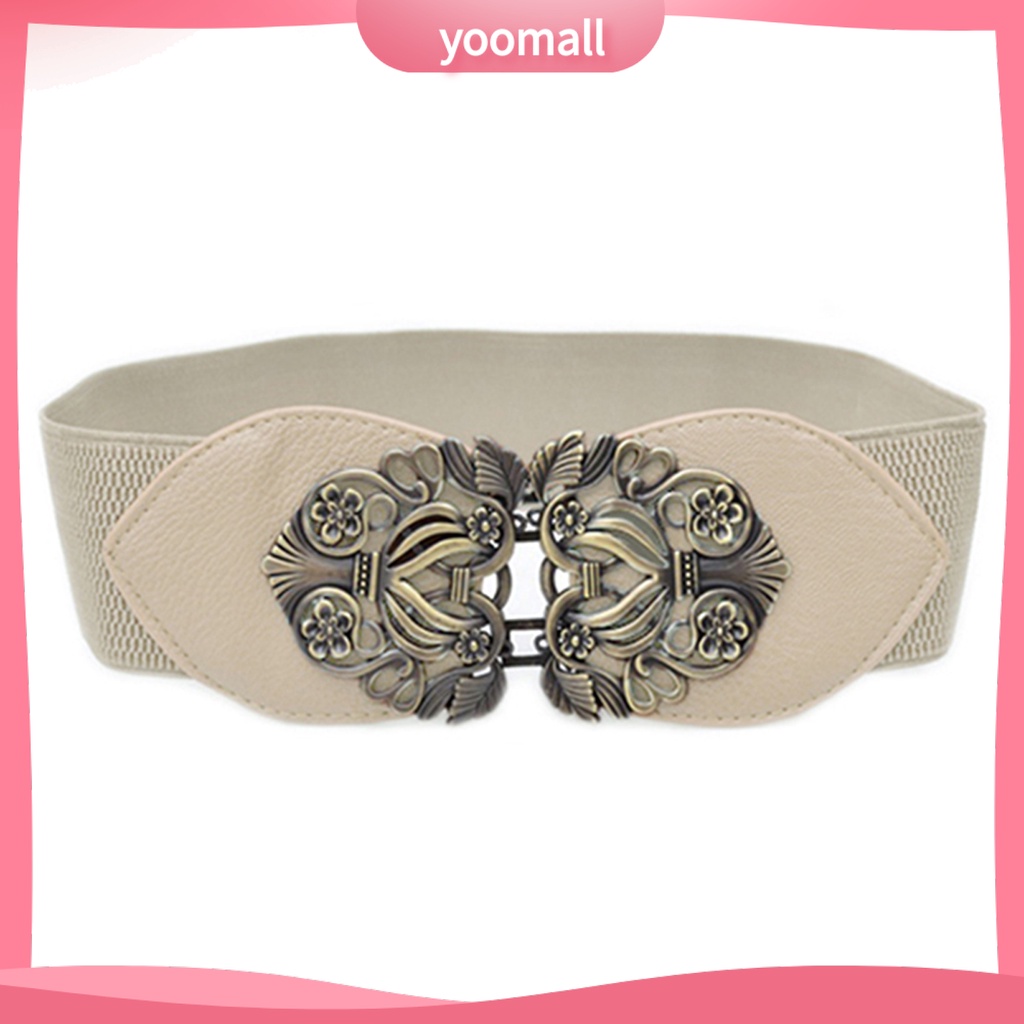Thắt Lưng Giả Da Với Khoá Kim Loại Thời Trang Cho Nữ