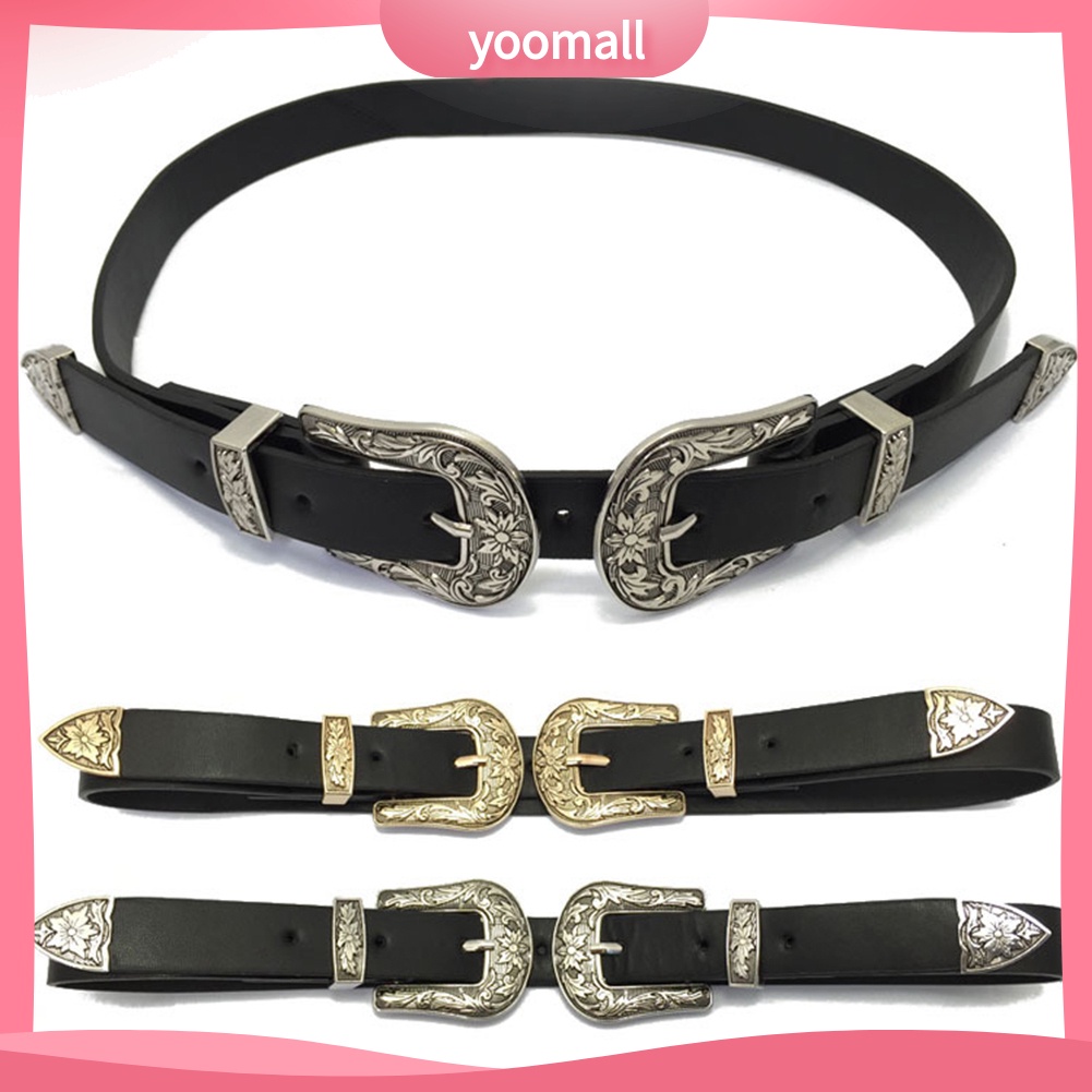 Thắt Lưng Giả Da Phối Đầm Jean Phong Cách Vintage Thời Trang Cho Nữ