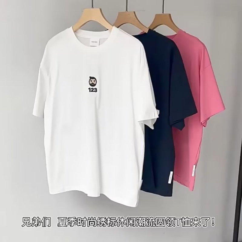 Áo Thun Tay Ngắn Dáng Rộng In Họa Tiết Độc Đáo Thời Trang Mùa Hè Cho Nam