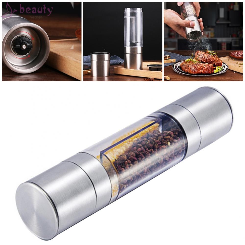 Dụng Cụ Xay Tiêu / Muối Biển Bằng Thép Không Gỉ