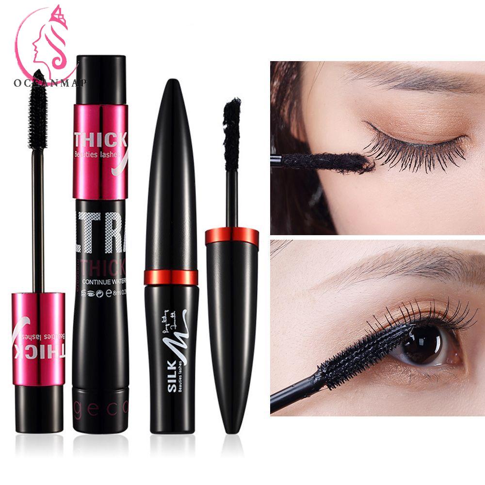 OCEANMAP Mascara Gecomo 4D Màu Đen Làm Cong Và Dài Mi 360 Độ