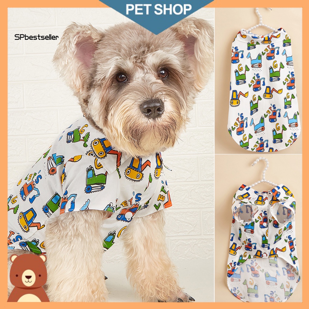 Áo Thun In Hình Thú Cưng Dễ Thương Thời Trang Dạo Phố