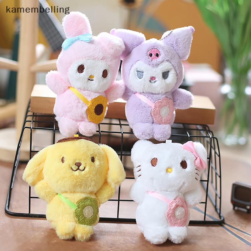Kamembelling Sanrio Móc Khóa Hình Thỏ Cinnamoroll Melody Nhồi Bông Đáng Yêu