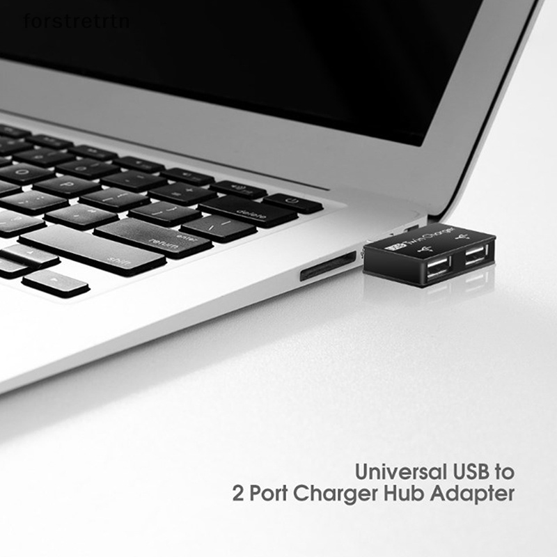 Bộ Chuyển Đổi Hub USB2.0 1 Male Sang 2 Female USB Female Cho Điện Thoại / Máy Tính