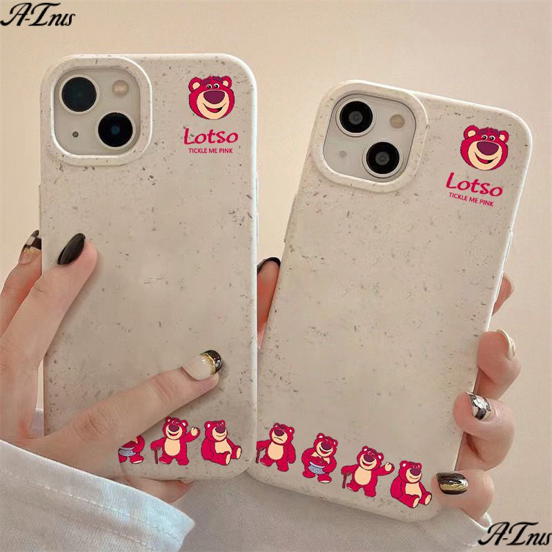 Ốp Điện Thoại Mềm Chống Sốc In Hình Gấu Dâu Tây Cho Iphone 14pro 8 13 11I 12 7 max