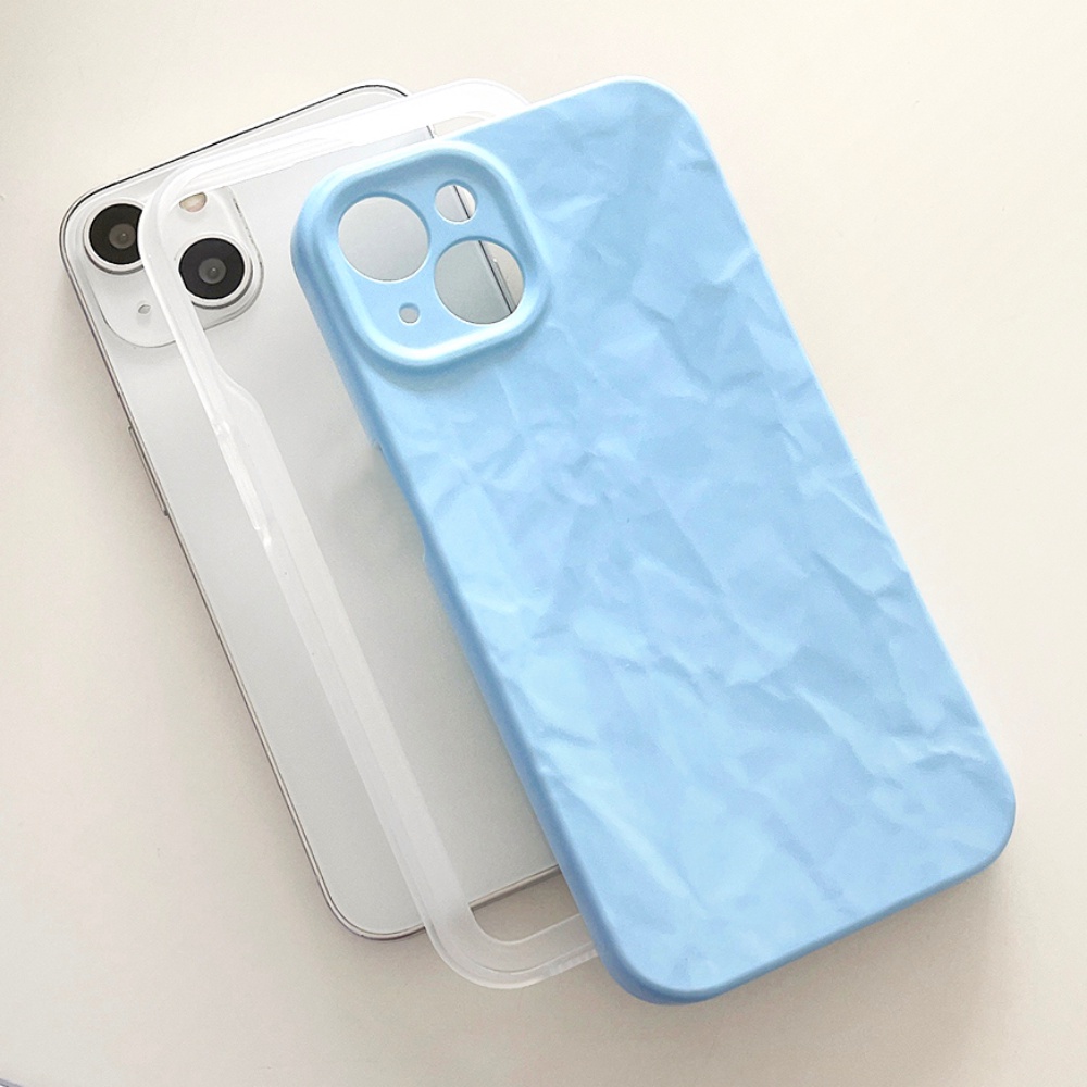 Ốp Điện Thoại TPU Dẻo Họa Tiết Bầu Trời Xanh Đơn Giản Thời Trang Cho IPhone 11 12 13 14 Pro Max