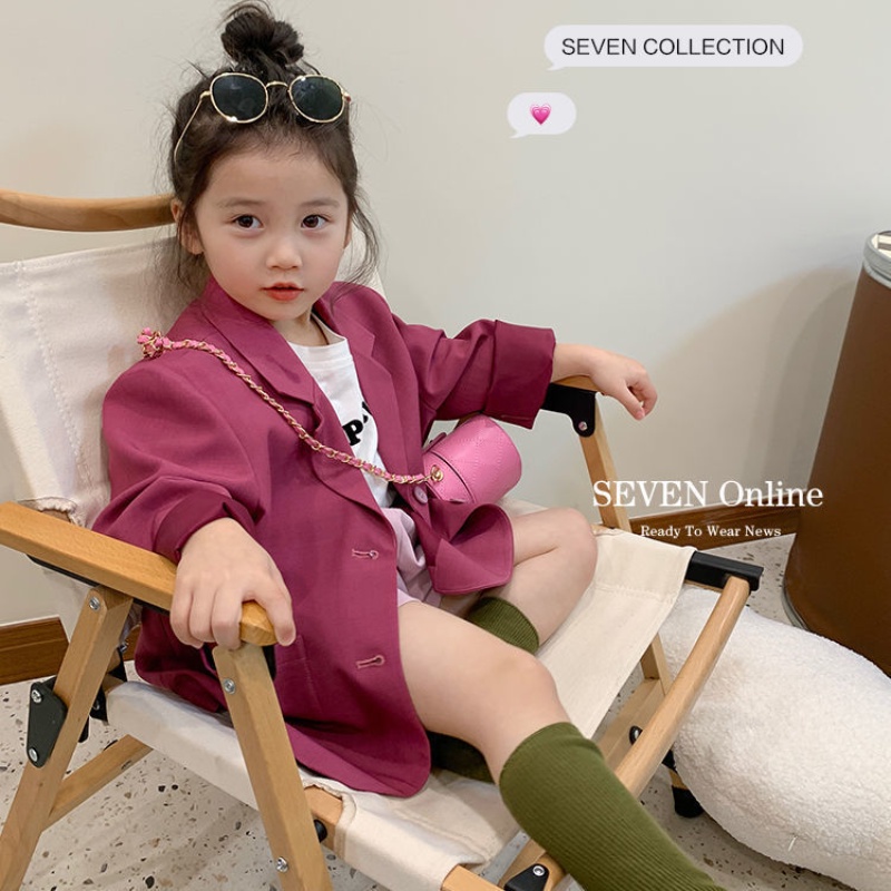 Áo Khoác Vest Kiểu Hàn Quốc Thời Trang Mùa Xuân 2023 Cho Bé Gái