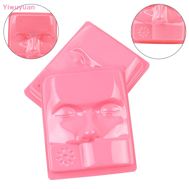 Khay Đựng Lông Mi Giả Đầu Phẳng 3 Trong 1 Tiện Lợi Dành Cho Luyện Tập Trang Điểm