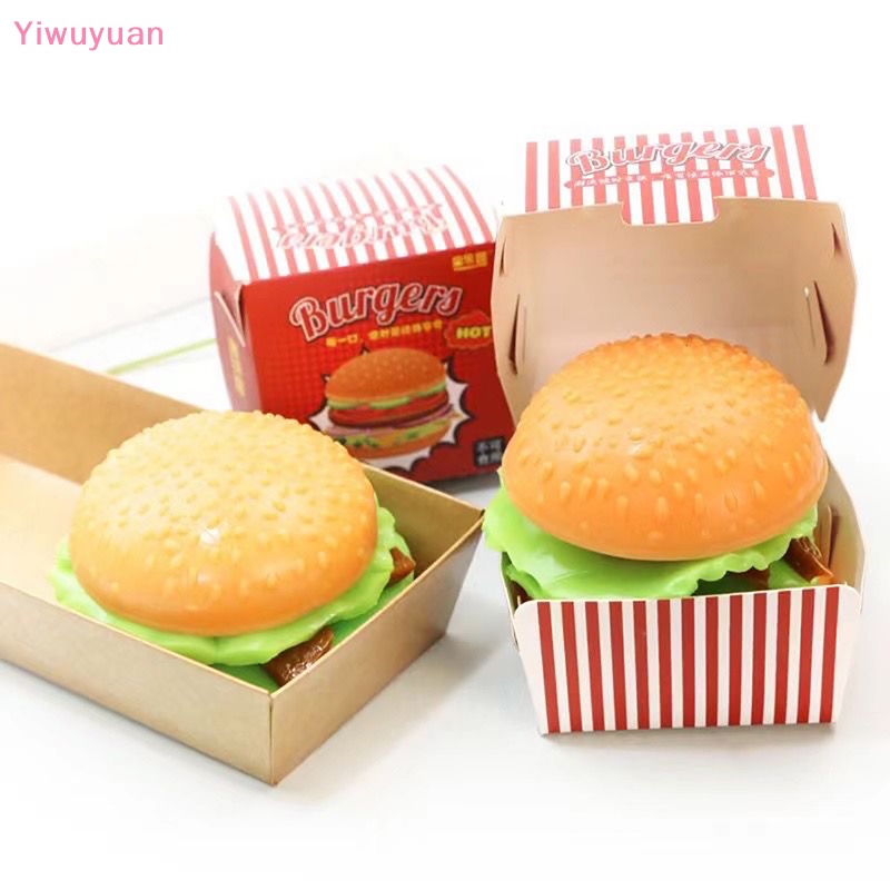 Đồ Chơi Squishy Hình Bánh Hamburger 3D Giảm Căng Thẳng Mới