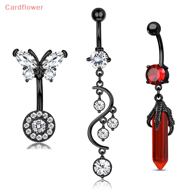 Khuyên Rốn Đính Đá Zircon Thời Trang Mới Cho Nữ