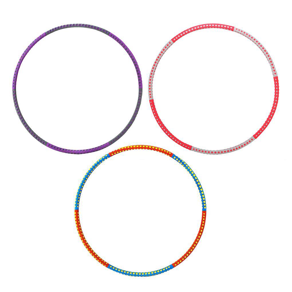 Vòng Mát Xa Eo Bằng Thép Không Gỉ Hai Màu Sắc Có Thể Tháo Rời